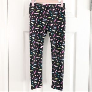 Halloween Candy Leggings XS 4/5